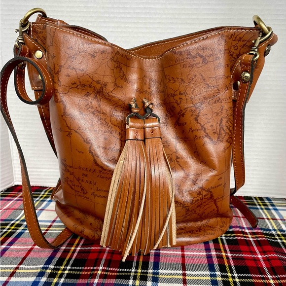 Patricia Nash Bags Patricia Nash Octavia Bucket Bag Euro Map Poshmark